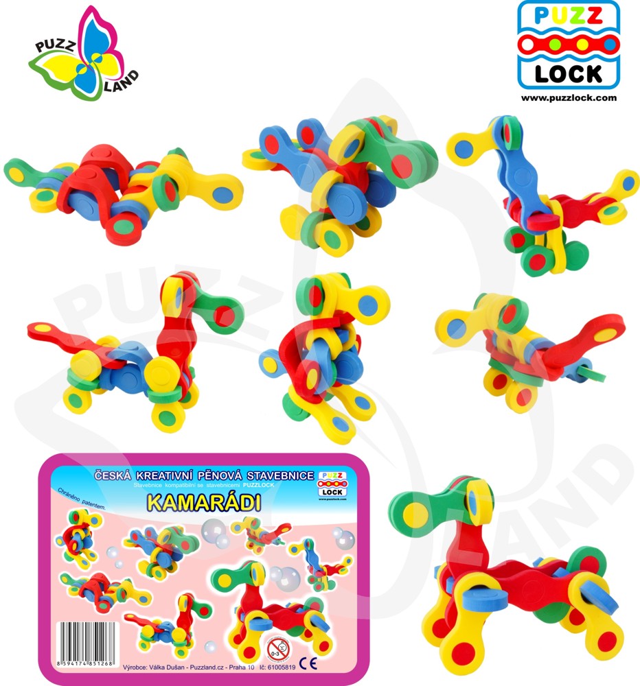 KAMARÁDI - stavebnice Puzzlock