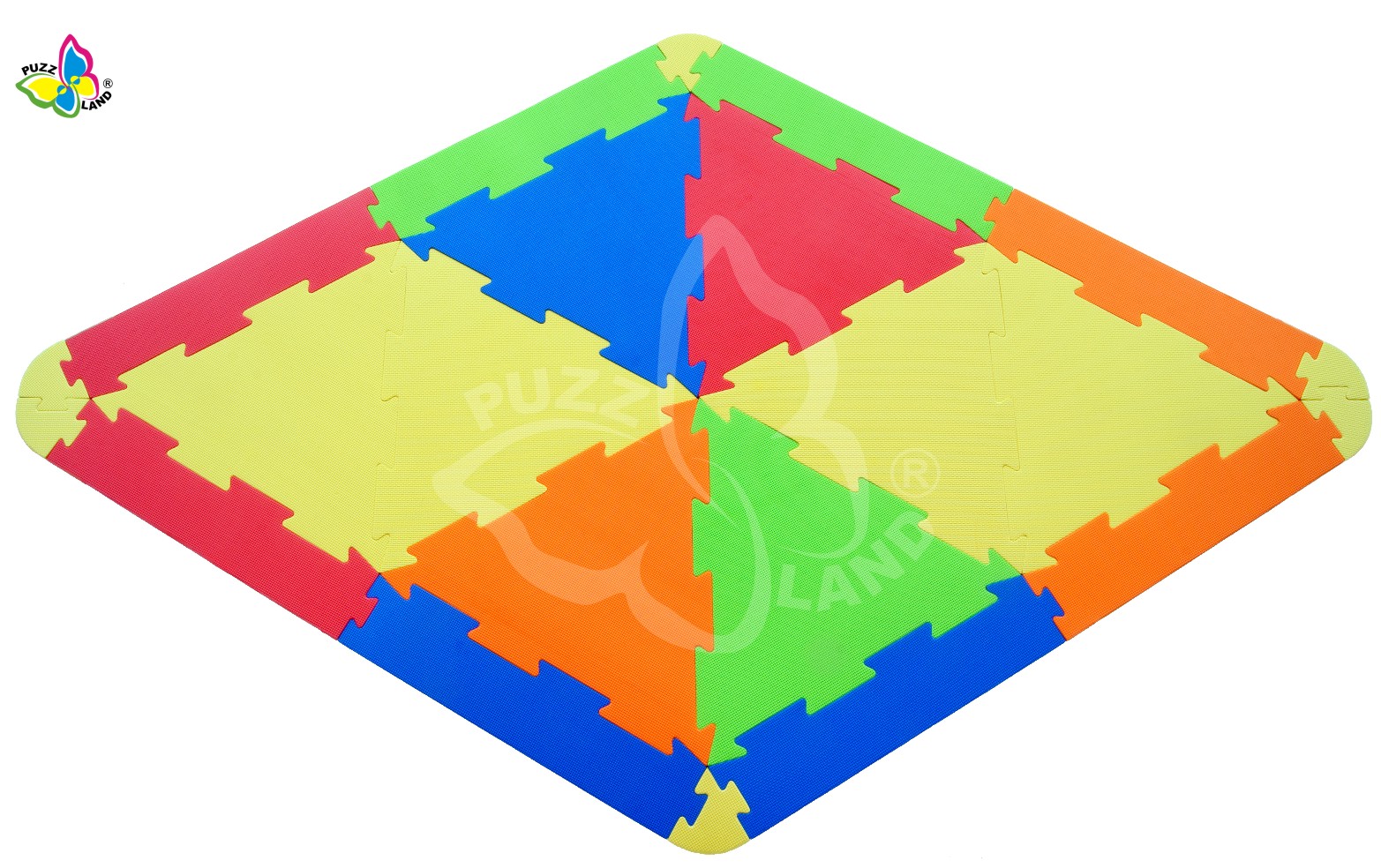 Pěnový koberec TRIANGL 8 barevný