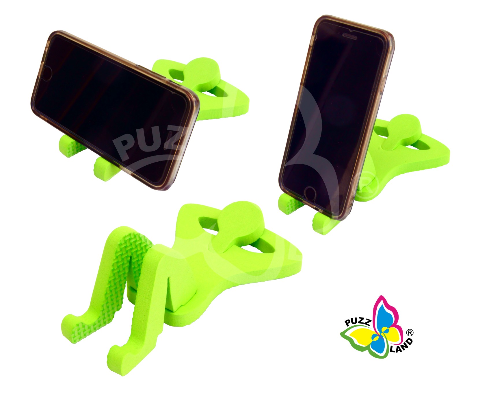 Stojánek na mobil - POSTAVA zelená