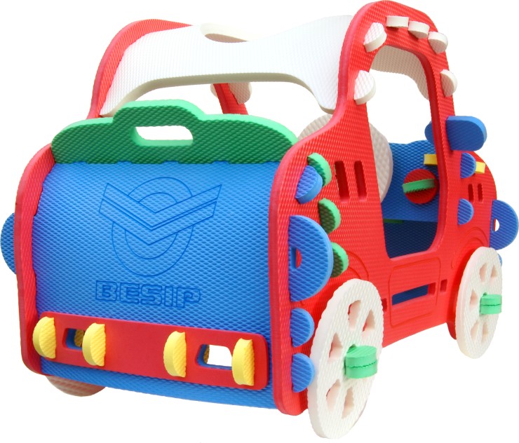 Chodící auto - červené